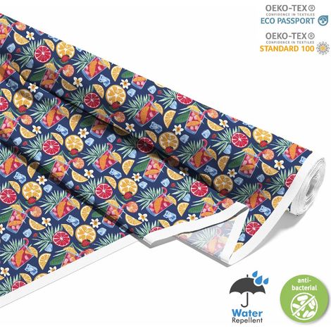 TESSUTI DECORATIVI PER ESTERNI OXFORD - Motivo Cocktail  DX8418 (1/5)