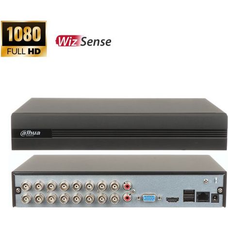 Dahua XVR registratore 16 Canali + 2 IP - XVR1B16-I (1080p) S