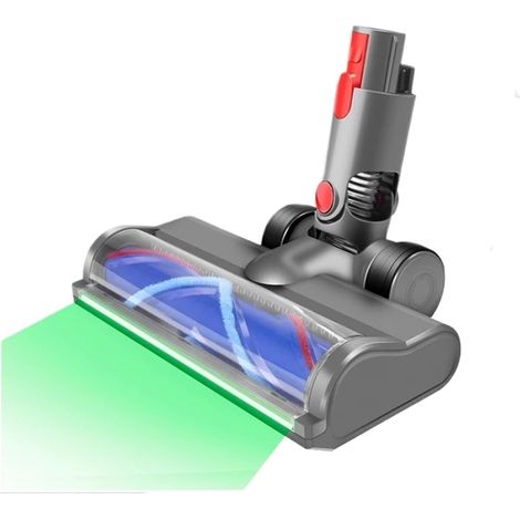 Compatibile con gli aspirapolvere senza filo Dyson V7/V8/V10/V11/V15, questa spazzola rotante morbida per pavimenti duri è un accessorio motorizzato con funzione di rilevamento della polvere. (1/4)