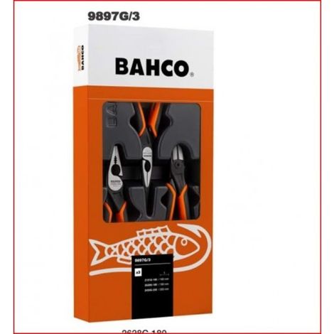 Set de 3 alicates universales ERGO™ BAHCO 9897G/3