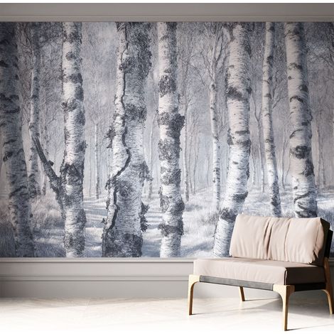 Tapete Selbstklebend - Fototapete mit Motiv - Wandtapete modern - Wanddeko Frostige Natur 312x219 cm (1/5)