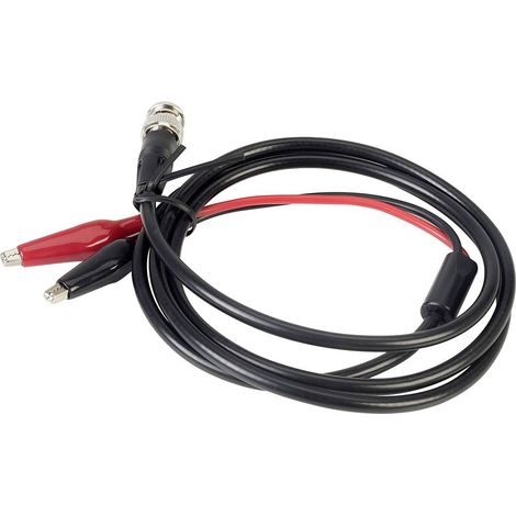 TRU COMPONENTS 16-0315 Cavo di misura BNC 1.20 m Nero, Rosso 1 pz. (1/2)