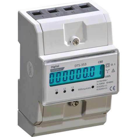 Compteur 400Vac Digital 80A RS485 Modbus - Digital electric 14172