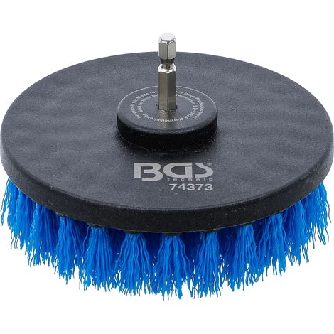 Accessorio bgs-technic 74367 spazzola nylon resistente 125 mm