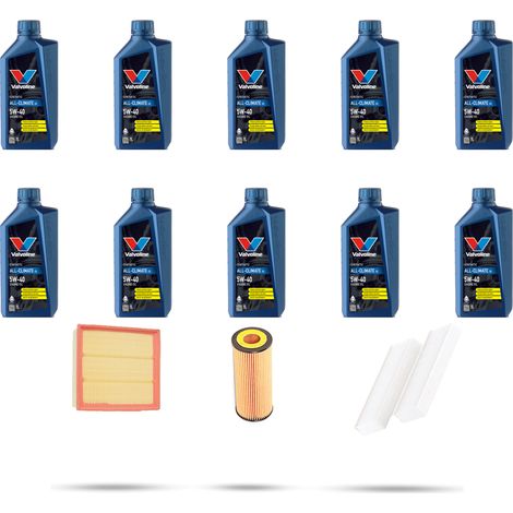 Kit tagliando 3 FILTRI e 10L OLIO compatibile con Mercedes Classe S (W220) 400 CDI 184kw Dal 2000 (1/5)