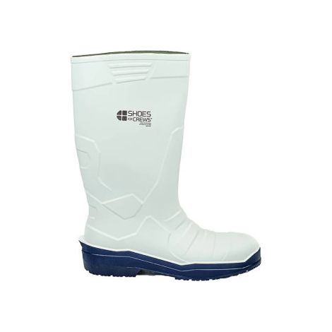 Botas de trabajo antideslizantes unisex Plantillas acolchadas extraíbles SENTINEL SHOES FOR CREWS 43 Blanco (1/5)