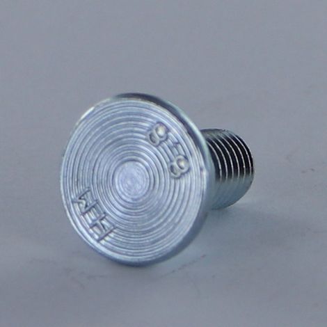 Vis Tête plate M8X17 Filetage total Classe 8.8 Acier zingué-1 pièce