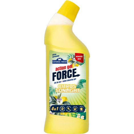 Gel detergente per WC General Fresh Action Gel Force al profumo di agrumi, 1 litro. (1/2)