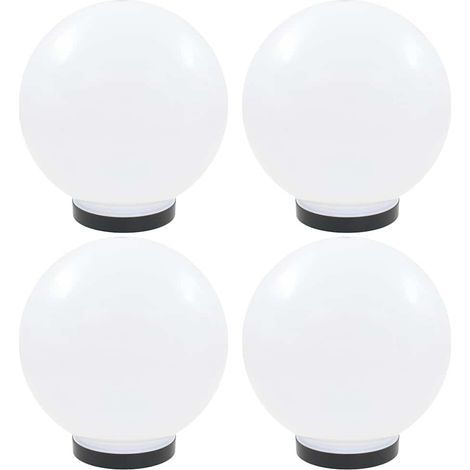 vidaXL Lámparas de bola LED 4 unidades esféricas PMMA 25 cm (1/5)