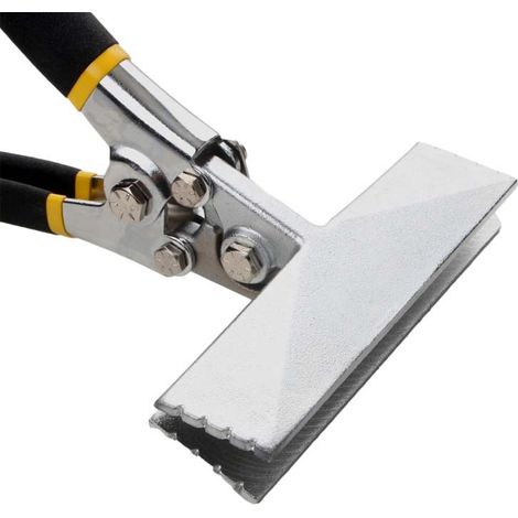 Pince à Plier Les Tôles 6" 15,2 cm, Outil Multifonctionnel de Cintrage de Tôle Droite, Cintreuse à Tôles Pince à Sertir avec Poignée Antidérapante (1/2)