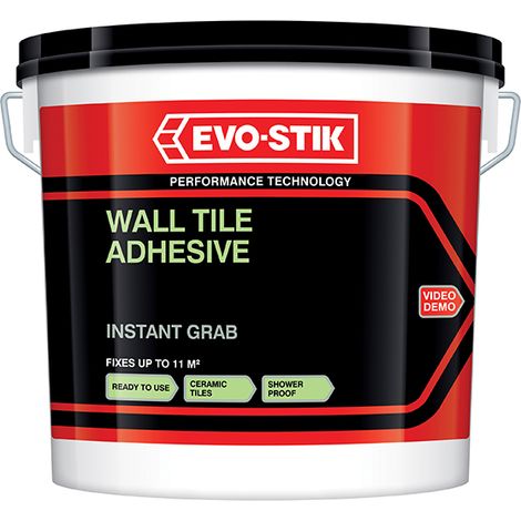 EVO-STIK 30812628 Instant Grab Wall Tile Adhesive 5 litre EVO416635
