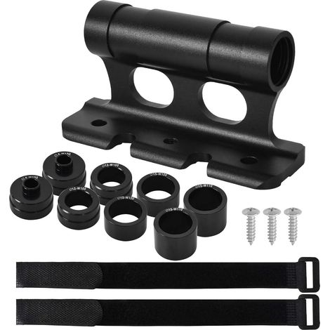 Support de Fixation de Fourche de Vélo, Support de Fourche Vélo pour Voiture avec Sangles de Fixation, Support Velo Voiture Toit en Alliage d'Aluminium, Porte-Vélos à Dégagement Rapide (1/5)