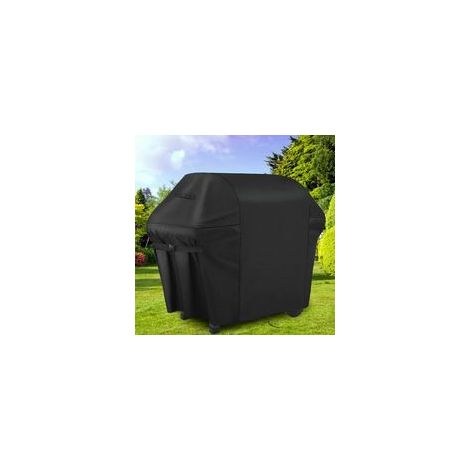 Housse de protection étanche pour barbecue et grill – Housse double couche en polyester 600D avec sangles réglables à boucle bidirectionnelle, compatible avec les grills de grande taille (152 cm / 60 (1/5)