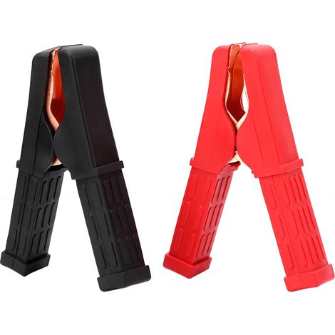 Paire de Câbles de Démarrage Voiture Noir et Rouge, Pinces de Secours pour Batterie Auto, Fils de Booster 12V, Accessoire Urgence Véhicule (1/5)