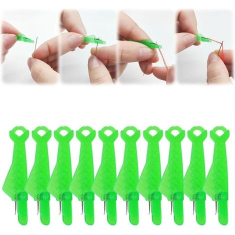 2024 New Accessoires Couture Aiguilles Couture Enfile Aiguille Machine à Coudre Plastique DIY Enfile-Fil, Passe Fil Couture Enfile-Aiguilles pour Coudre à Main & Quilting Craft (10) (1/4)