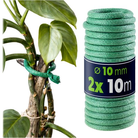 Filo da giardino con anima in acciaio e rivestimento in schiuma, lungo 10 metri, flessibile, resistente agli agenti atmosferici, adatto per piante e per l'organizzazione. (1/5)