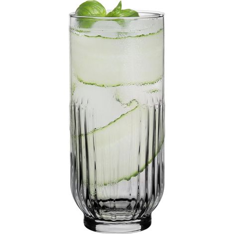 Ensemble de 6 Verres Boire Eau Longdrink Jus Lavable au Lave-vaisselle 6x360 ml (1/5)