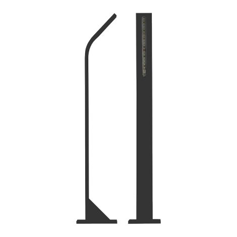 Key Automation 900STIKMD Led light for garden, color gray RAL 7016 Height: 750 mm