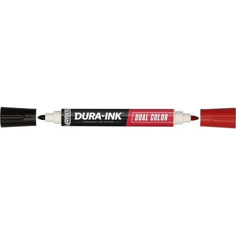Markal DURA-INK DUAL COLOR 96330 Marcatore indelebile Rosso, Nero resistente all'acqua: Sì (1/4)