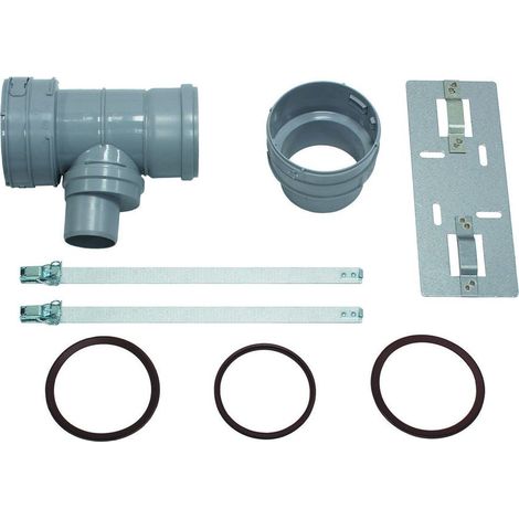 Vaillant Set 7 T-Stück DN 100 für Abgasanschluss 60/100 für flexible Abgasleitungen DN 100, PP (1/2)