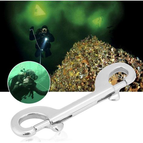 KEEP DIVING Doppelkarabiner aus Edelstahl 316 für Tarierweste (1/5)