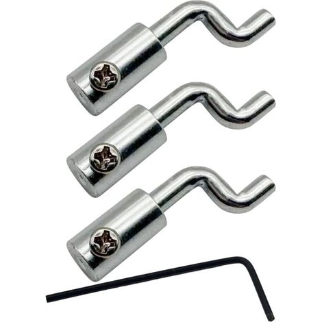 Set mit 3 universellen Z-förmigen Gaszugenden für Rasenmäher, Minibikes, Go-Karts, Motoren, Bremszüge, verstellbarer Z-Kopf