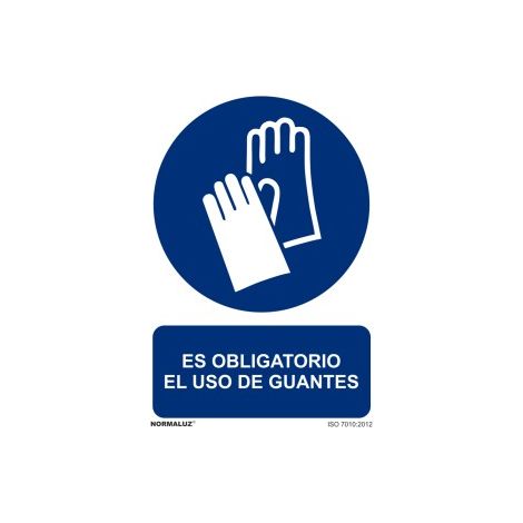 Uso obligatorio de guantes
