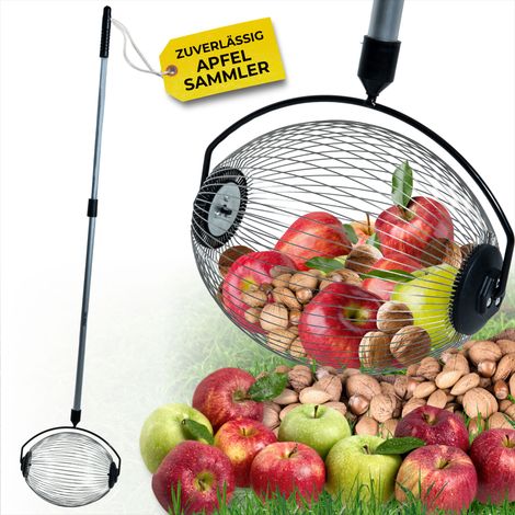 Sammler Strend Pro OD-50206, für Nüsse und Obst mit ALU Teleskopstiel 80-120 cm