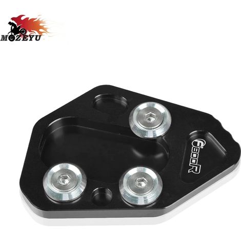 (Noir) Béquille latérale de moto F 800R F800 R, extension de béquille compatible avec BMW F800R 2009-2015 maxpower (1/4)