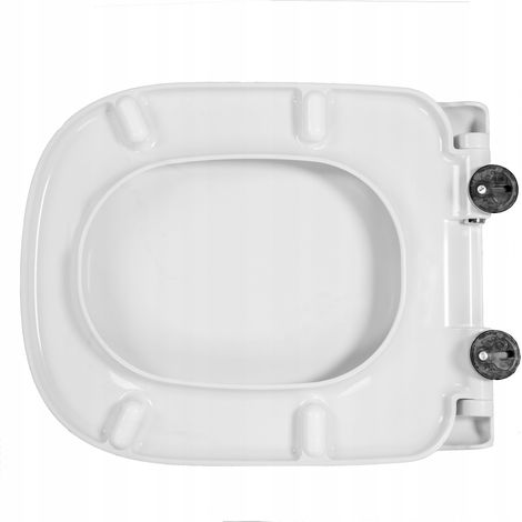 Asiento de inodoro de repuesto Duravit D-code con cierre suave (1/5)