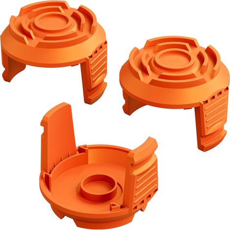 Le kit W0+3 remplace les bobines, les têtes de coupe, les capuchons de fil et les cordes de coupe WORX WA0010/WA6531. (1/5)