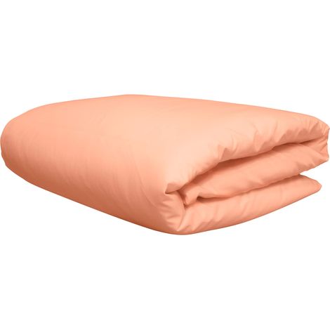Housse de couette bébé rose poudré 100% coton biologique 80x120 (1/2)