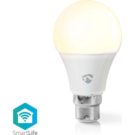 Ampoule SmartLife connecté en wifi / blanc chaud / B22 / A60 - Nedis- (1/5)