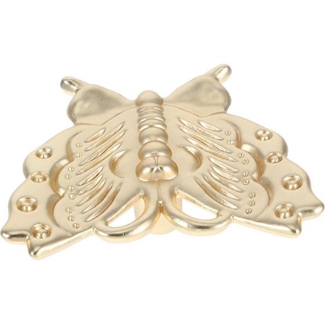 Boutons de porte papillon vintage en alliage de zinc, poignées de tiroir décoratives et durables pour commode et cuisine (1/5)
