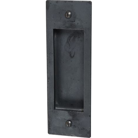 Coquillage Poignée, 40 x 120 mm, fer antique pour portes coulissantes et portail coulissant, 0217.009.00.0.17 (1/4)