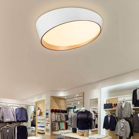 Plafoniera a led lampada rotonda da soffitto stile moderna luce 3680 lm potenza da 46w a luce calda 3000K (1/4)