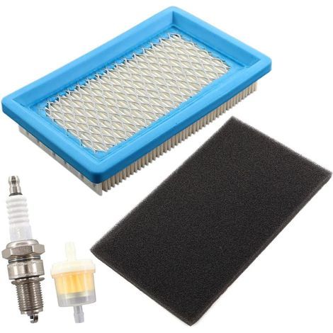MCHNIC Filtre à air bougie d'allumage pré-filtre pour tondeuse à gazon Honda GVX150 GVX160 HR1950 HR2150 HRB475 HRB535 MTD 1P61 HRB215 HRB215K1 HRB215K2 HRB215K3 HRM195 HRM215 MTD 951-10298 751-10298 (1/5)