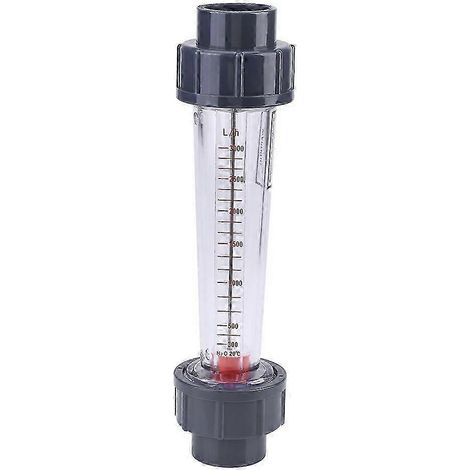 -25 Tube débitmètre en plastique, type 300-3000 L/h, rotamètre liquide/eau, débitmètre chimique, lumière (1/5)