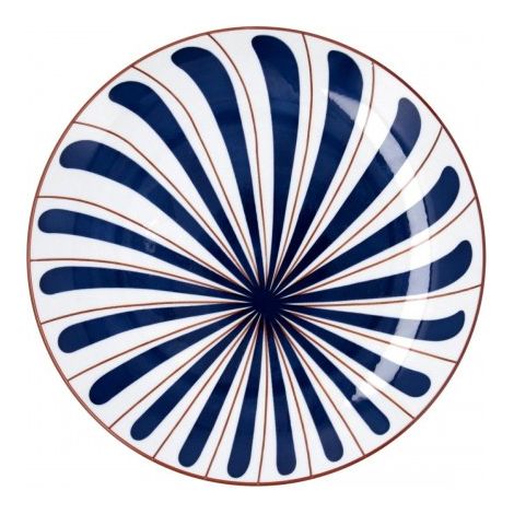 PLATO LLANO PORCELANA 27CM OCEANIKA - ADI
