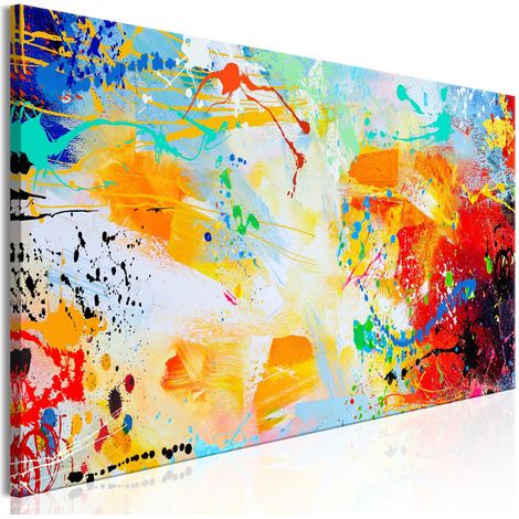 Tableau Memory of Childhood Narrow - 120 x 40 cm (1/4)