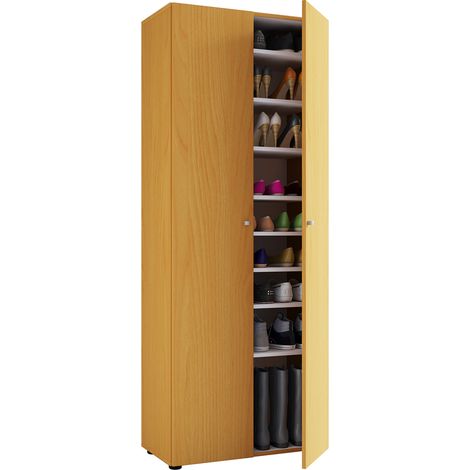 Meuble de grande chaussure en bois XXL Vandol 9 70x178x40 - VCM (1/4)