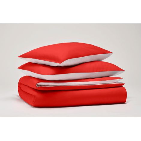 PANTONE™ - Set Copripiumino Matrimoniale Cotone per Piumone Letto Composto da Sacco Copri Piumino 255x200 Patella 40cm + Federe Cuscino Letto 50x80, Parure Copripiumino per Completo Letto Matrimoniale (1/2)