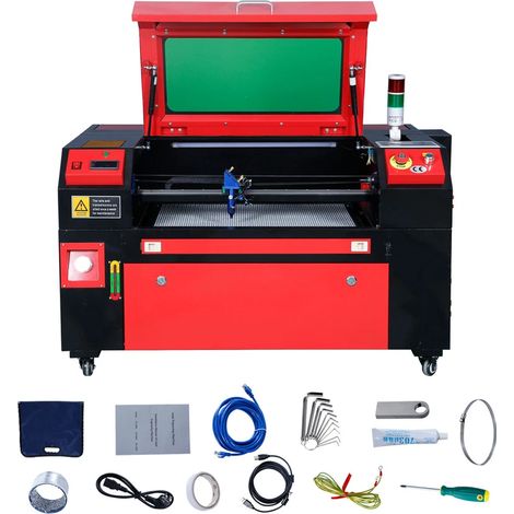 SIHAO CO2 Graveur laser de machine de coupe 400x600mm 60W (1/5)