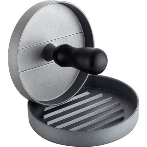 Presse à Burgers - Aluminium - Revêtement Anti-Adhésif - Nettoyage Facile - Idéal pour BBQ
