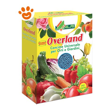 AL.FE CONCIME Overland granulare per Tutte Le Piante concime NPK Blu 1 kg