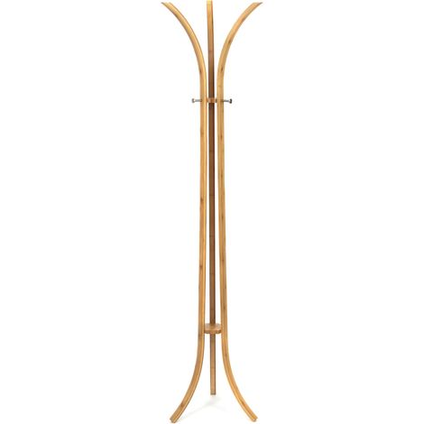 Porte-manteau en bambou Marcus - COMPACTOR - 48 x 48 x H.177 CM - Bambou (1/5)