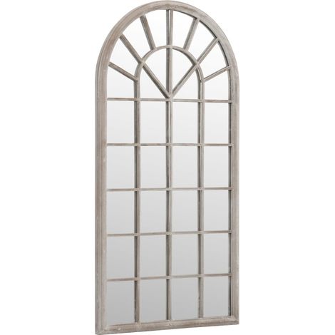 Maison Exclusive - Specchio da Giardino Sabbia 90x45 cm in Ferro per Uso Esterno