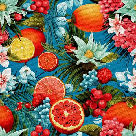 Tela decorativa para exteriores Oxford - Motivo frutal  DX6272 (1/5)