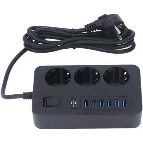 Multifunktionale USB-Steckdosenleiste, flammhemmende Smart-Steckdosenleiste 110 V – für Zuhause und Garage