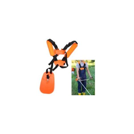 Sangle Tondeuse Gazon - 1 pièce, Sangle Tondeuse Gazon Épaule Orange - Pour Confort Jardinage (1/5)